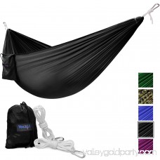 Yes4All Lightweight Double Camping Hammock with Carry Bag (Purple/Yellow) 566639247